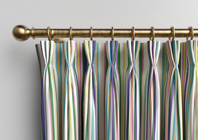 The British Stripe Co. Elizabeth, Notting Hill No.1 - Made to Measure Curtains - Image 11